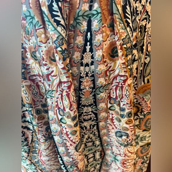 NWOT Molly bracken floral print pant - silky flowy style - very comfortable -  M - Picture 7 of 10